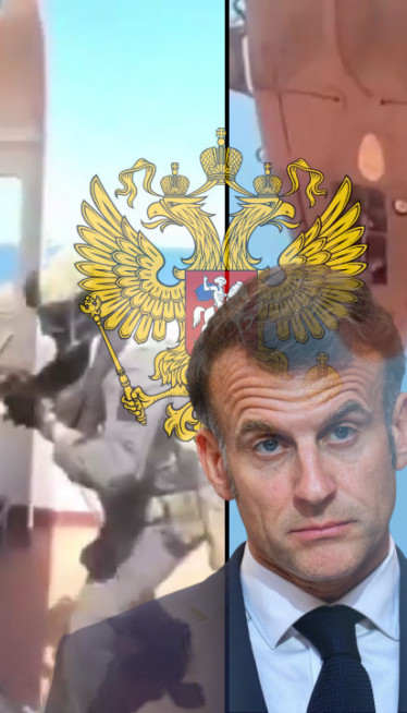 "UPALI SMO U RUSKU 'FLOTU U SENCI'" Makron objavio snimak