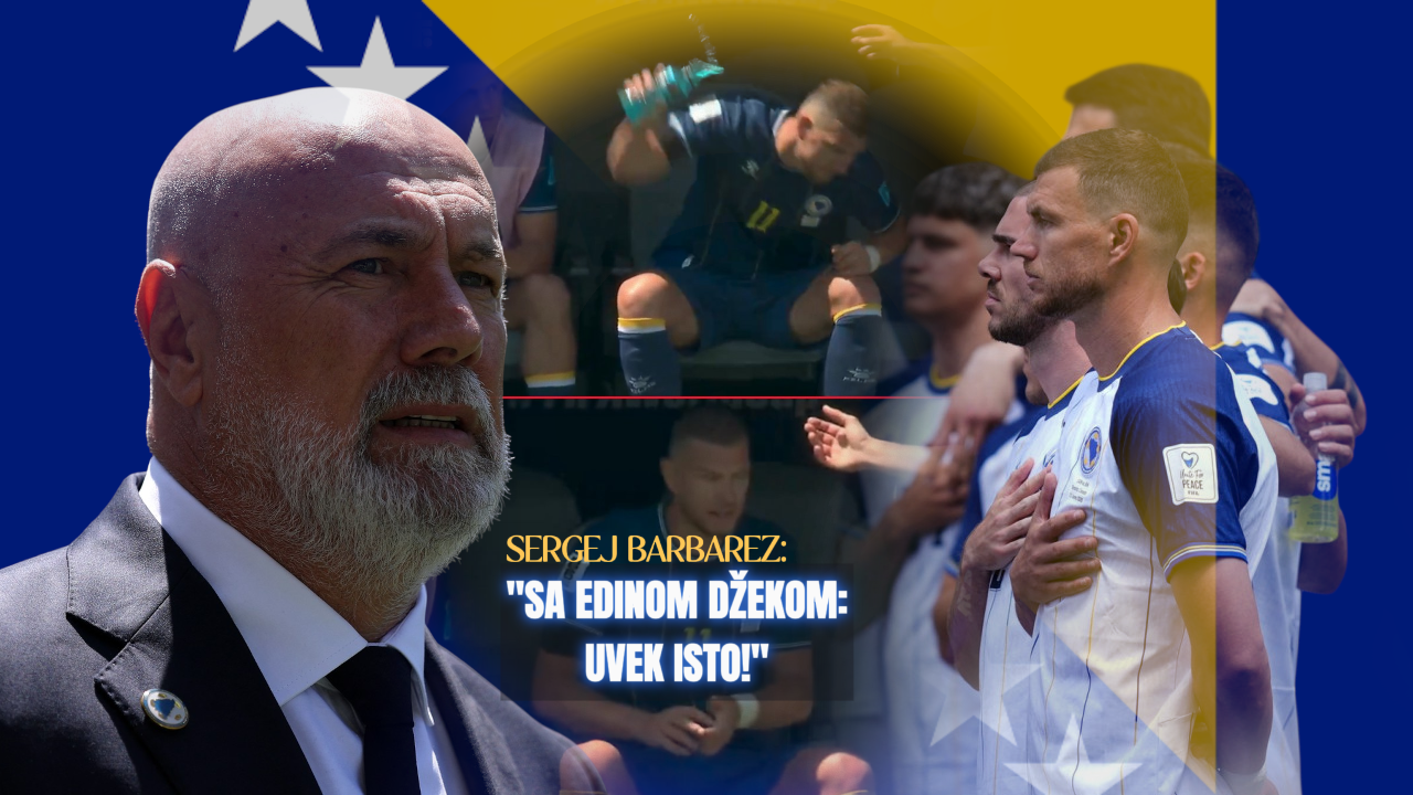 ŠTA SE KRIJE IZA BESA EDINA DŽEKA? Oglasio se selektor BiH