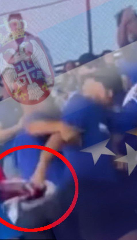 Momku na tribinama oteli zastavu Srbije - nosio dres BiH