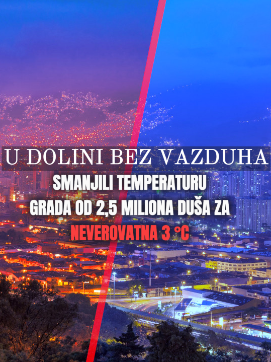 Kako je grad uspeo da smanji temperaturu za neverovatna 3 °C