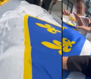 Полиција РС му одузела ратну заставу БиХ и ухапсила га