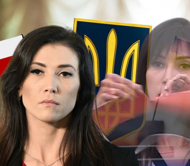 Крај љубави? Пољакиња поцепала заставу "хероја Украјине"
