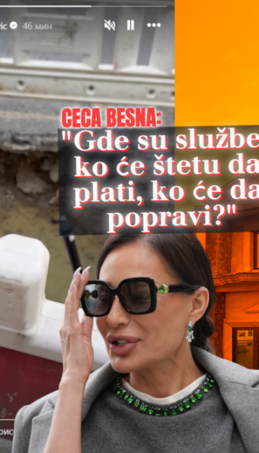 Poplavljena Cecina vila, ona besna: "Ko će da mi plati štetu"