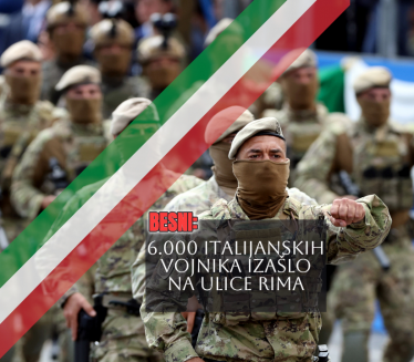 BESNI: 6.000 italijanskih vojnika izašlo na ulice Rima