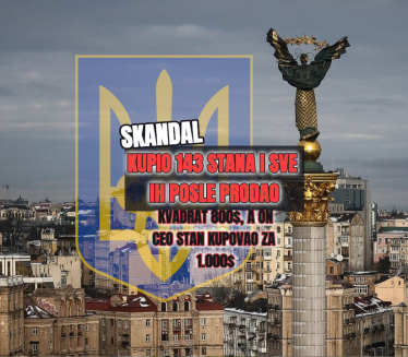Skandal u Ukrajini: Brat direktora DBR-a kupio 143 stana