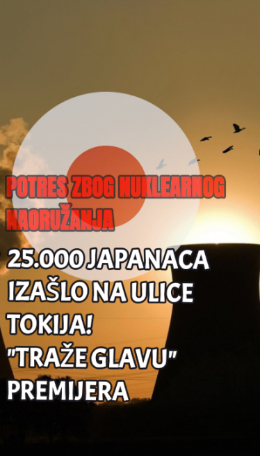 JAPAN STRAHUJE OD RATA Potres - vlasti žele nuklearno oružje