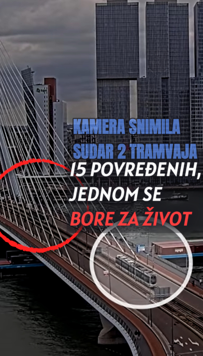 (Uznemirujuće) Sudar 2 tramvaja nasred mosta, 15 povređenih