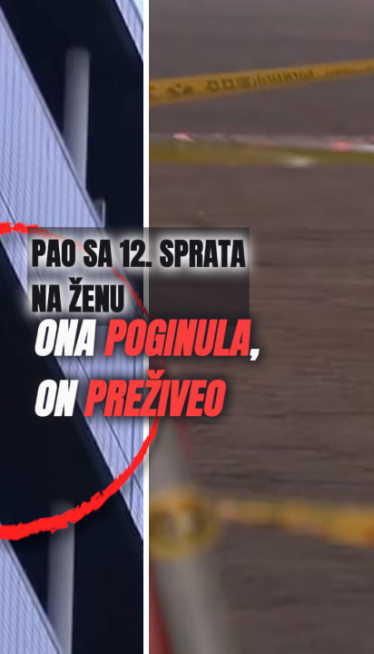 Žena poginula - na nju pao čovek sa 12. sprata i preživeo