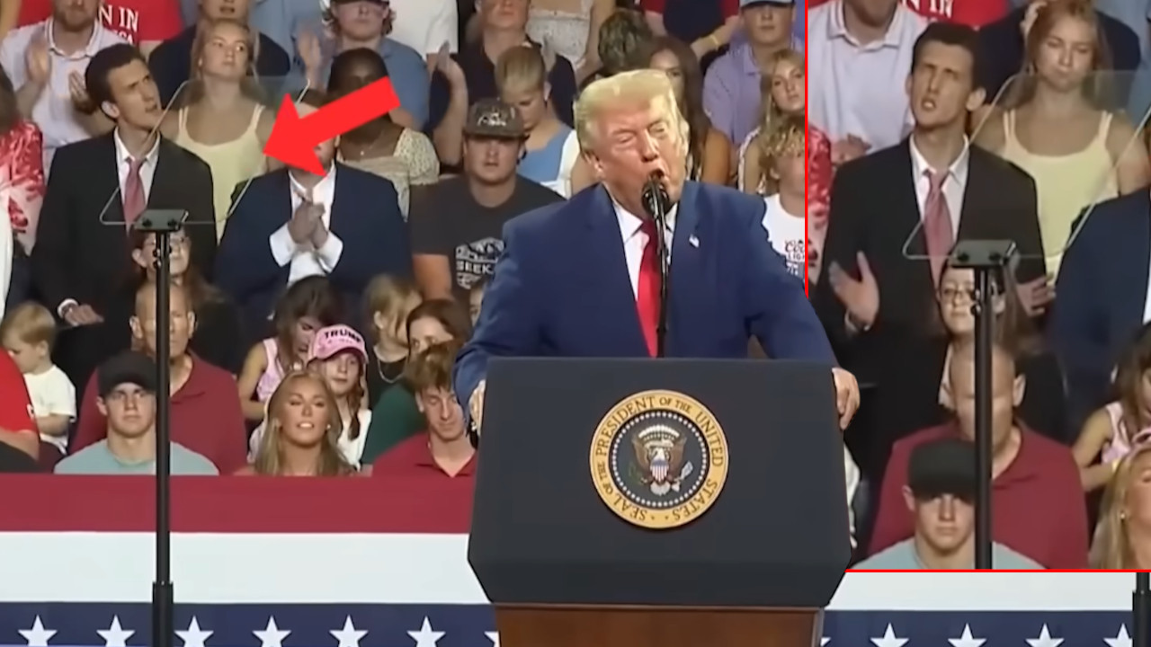 Шоу иза Трампових леђа!Све очи упрте у њега-ево шта је радио
