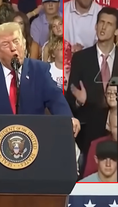 Шоу иза Трампових леђа!Све очи упрте у њега-ево шта је радио