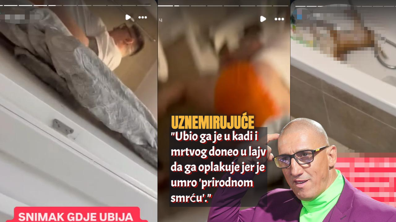 (Uznemirujuće) Objavio snimak: "Kristijan ga je UBIO u kadi"
