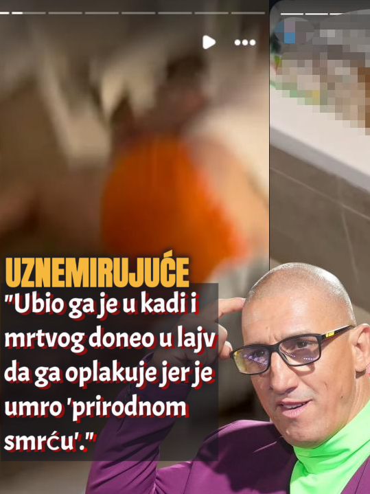 (Uznemirujuće) Objavio snimak: "Kristijan ga je UBIO u kadi"