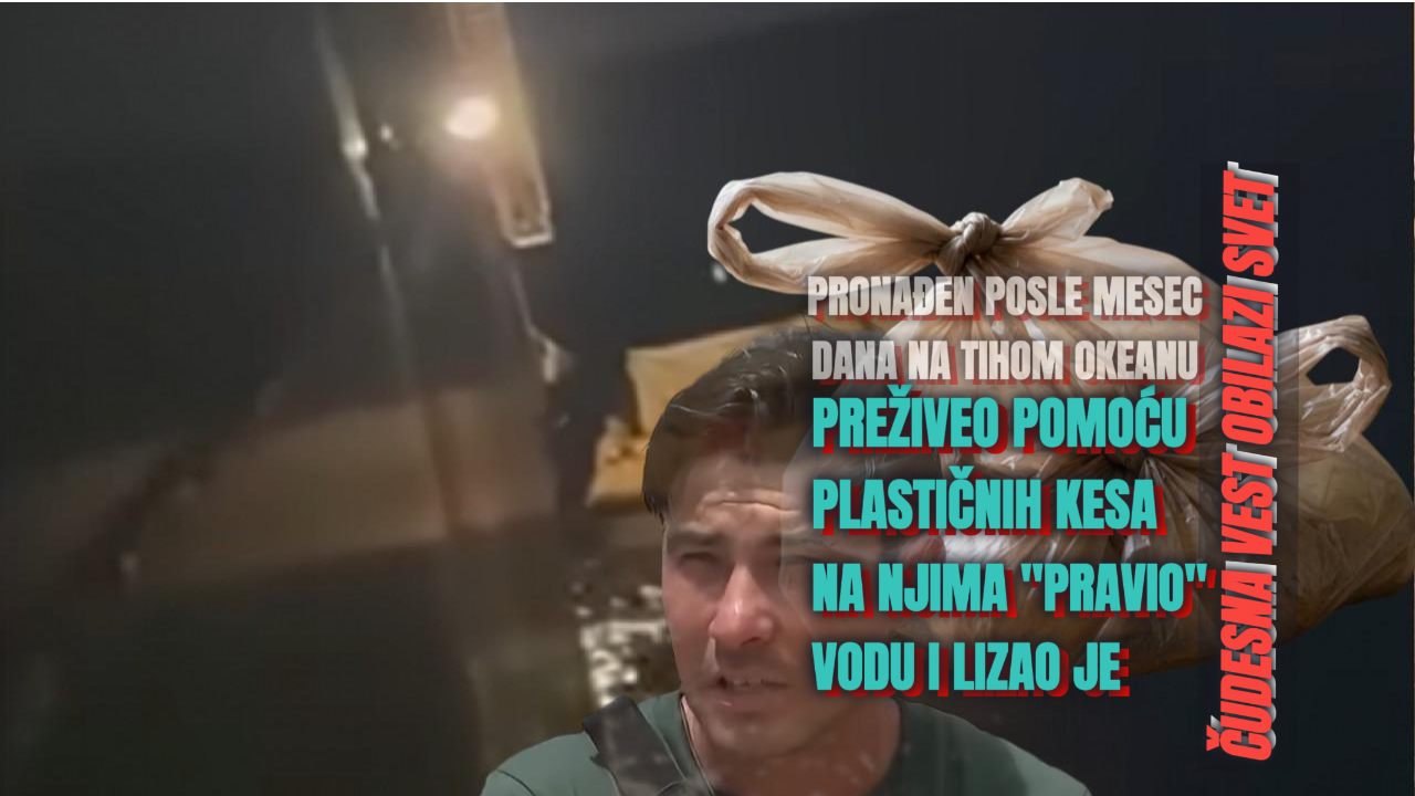 Kese mu spasile život,nađen posle mesec dana na Tihom okeanu