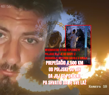 Оскрнавио Госпу, а препешачио 4.500 км да јој се поклони