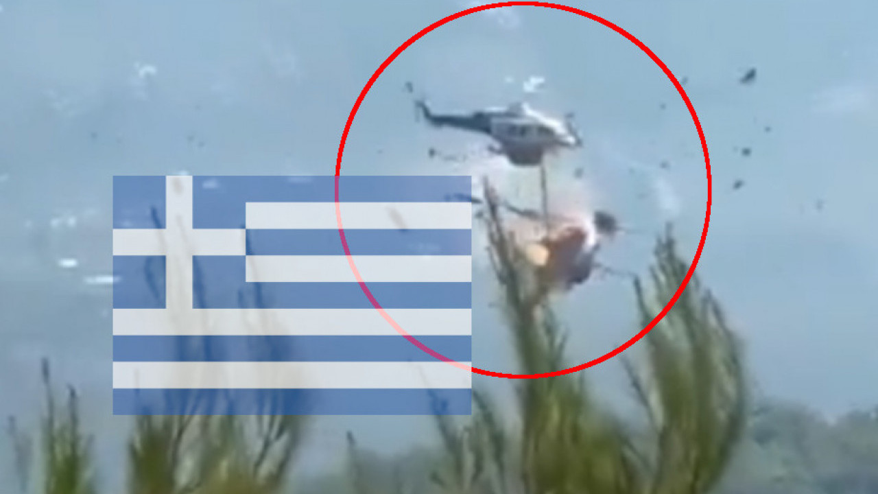Širi se užasan snimak iz Grčke: Sudar helikoptera,ima mrtvih
