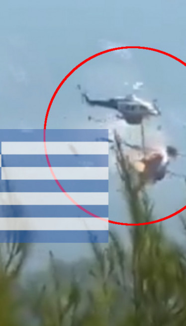 Širi se užasan snimak iz Grčke: Sudar helikoptera,ima mrtvih