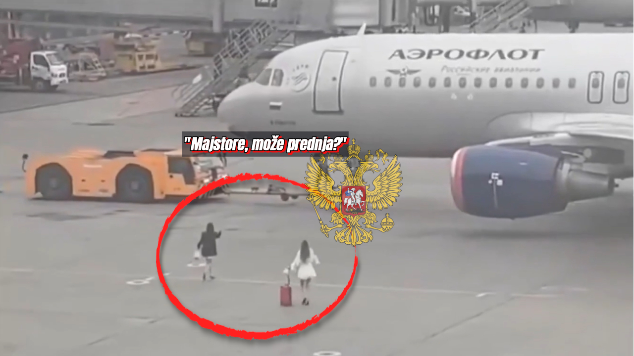Šta rade 2 Ruskinje kad okasne na let? ZAUSTAVE avion!