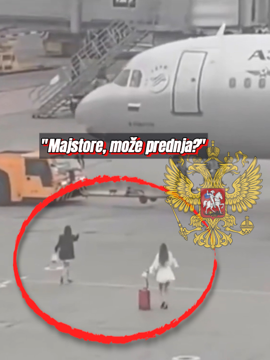 Šta rade 2 Ruskinje kad okasne na let? ZAUSTAVE avion!