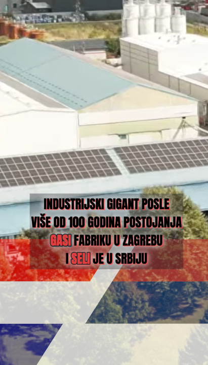 100 LETA RADILA:Simbol Juge gasi fabriku u HRV,seli je u SRB