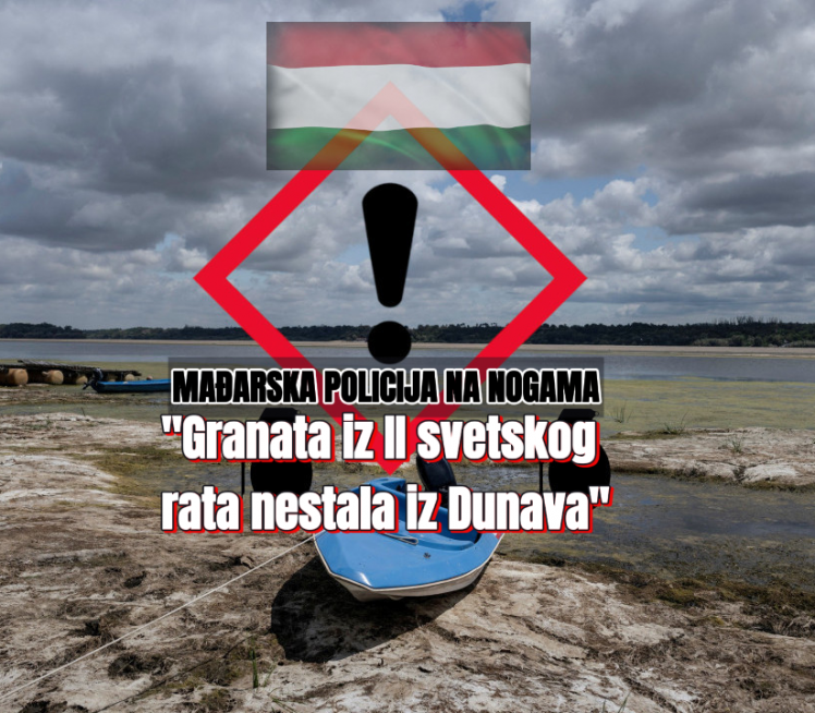 Сликао бомбу у Дунаву, мађарска полиција: "Нестала је"