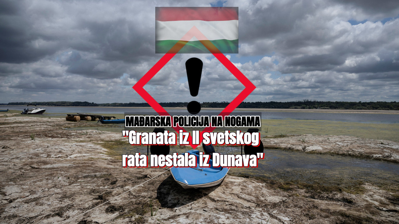 Slikao bombu u Dunavu, mađarska policija: "Nestala je"