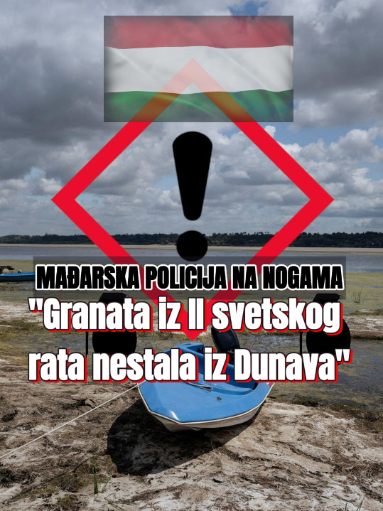 Сликао бомбу у Дунаву, мађарска полиција: "Нестала је"