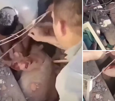 ČUDO U RUŠEVINAMA: Beba i žena izvučene žive (VIDEO)