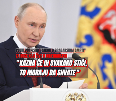 Putin uveo "zakon o građanskoj smrti" za Ruse u inostranstvu