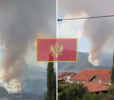 DRAMA U HERCEG NOVOM: Požar se približio kućama