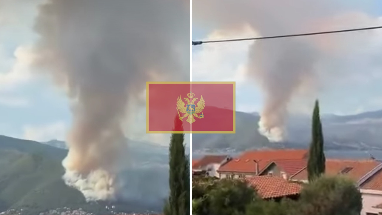 DRAMA U HERCEG NOVOM: Požar se približio kućama