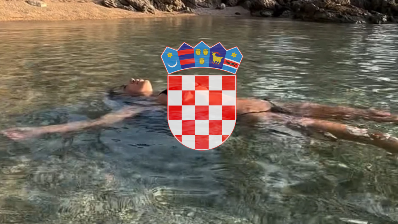Станија у тангама: Овако ужива у Хрватској (ФОТО)