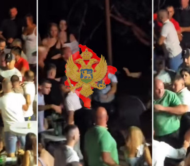 Snimak opšte tuče na koncertu Amadeus benda u CG  (VIDEO)