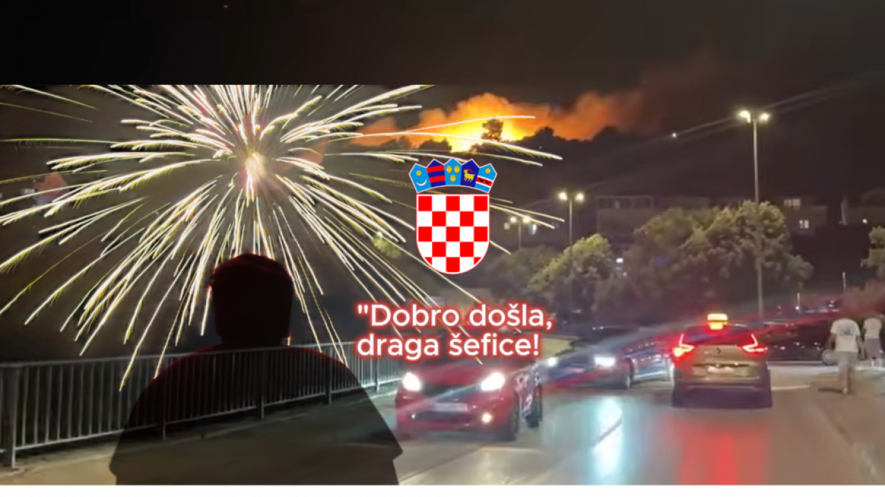 Slavio povratak šefice u HR: Vatrometom zapalio 6.000m² šume