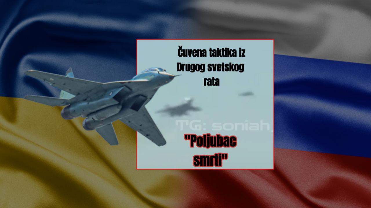 Poljubac smrti: Ukrajinski MiG oborio dron bez ijednog metka?