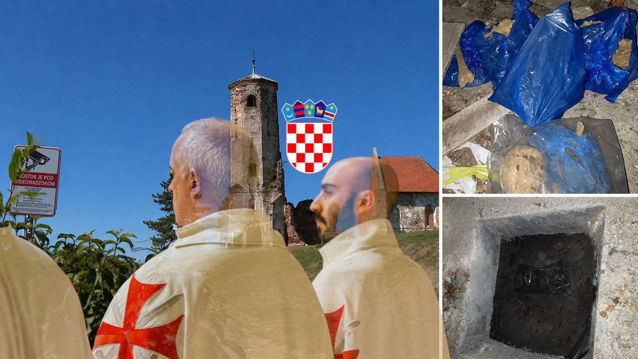 Мистерија у ХР: У темпларској цркви нашли људске кости(ФОТО)