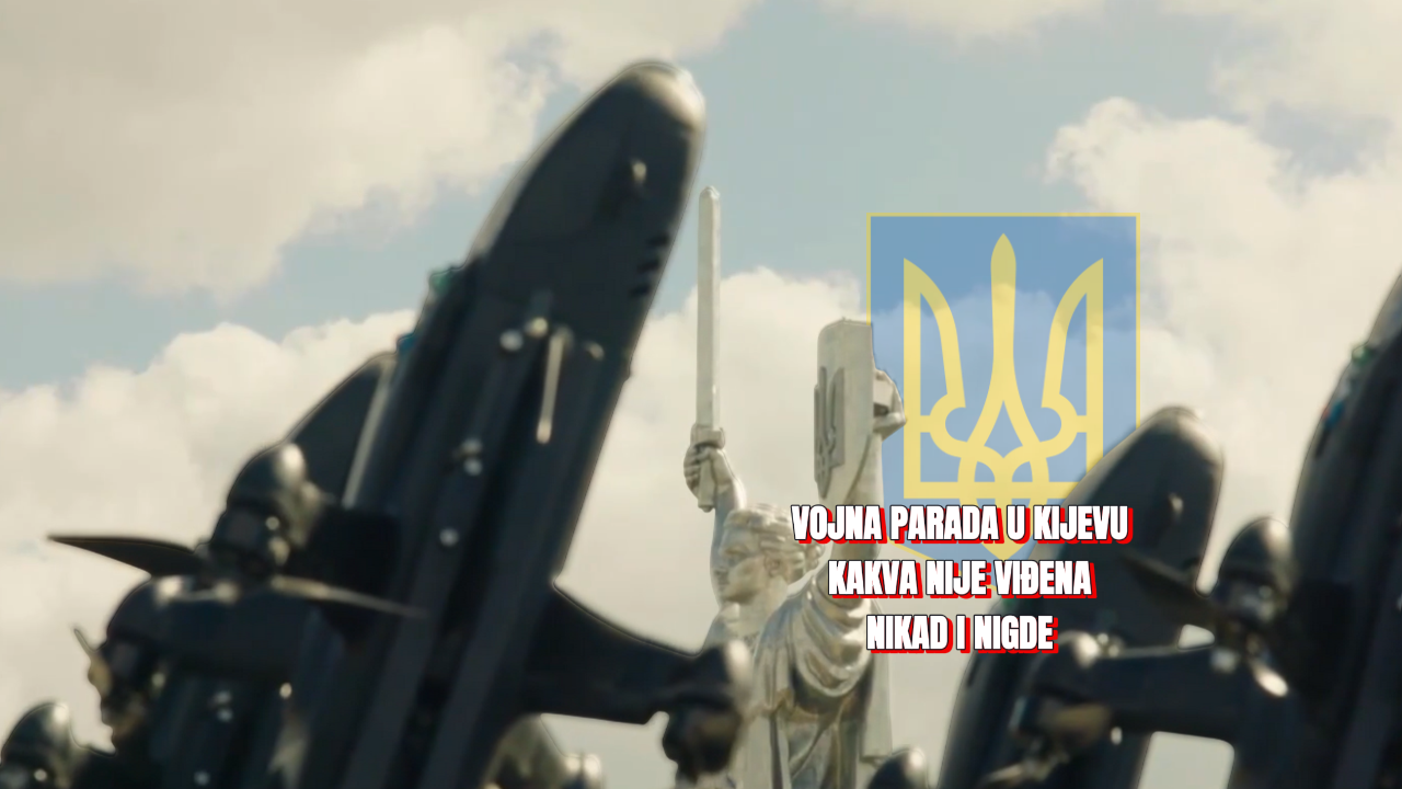 Најчуднија икада - без војника! Видите војну параду у Кијеву