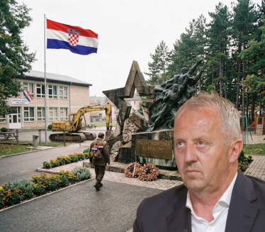 Хрват срушио партизански споменик,на нејму име ЊЕГОВОГ ДЕДЕ