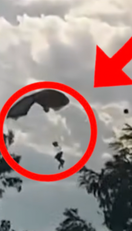 U susednoj zemlji skočio iz aviona, pao na dalekovod (video)