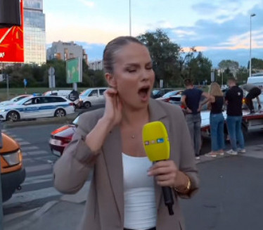 Сочно опсовала: Репортерку убола оса пред укључење уживо