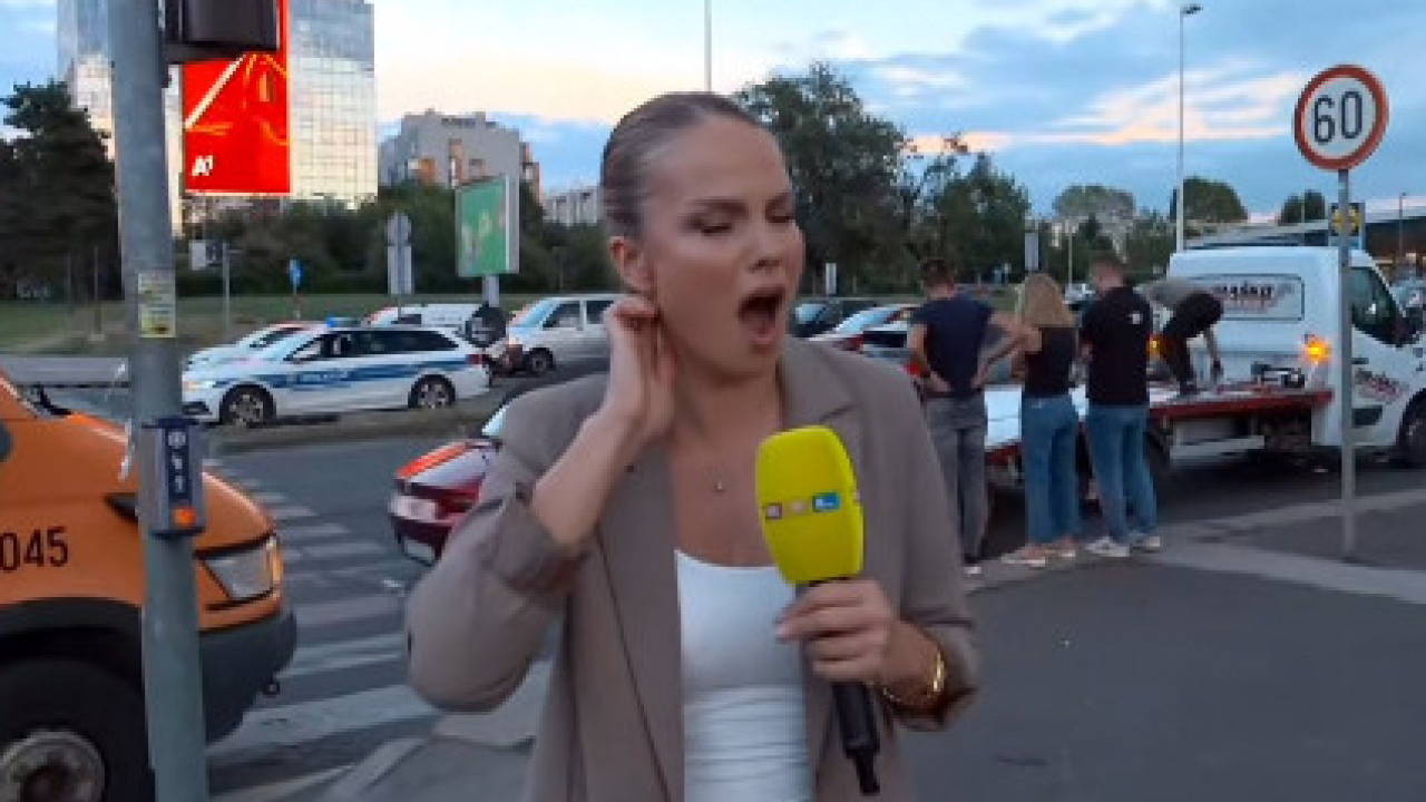 Sočno opsovala: Reporterku ubola osa pred uključenje uživo