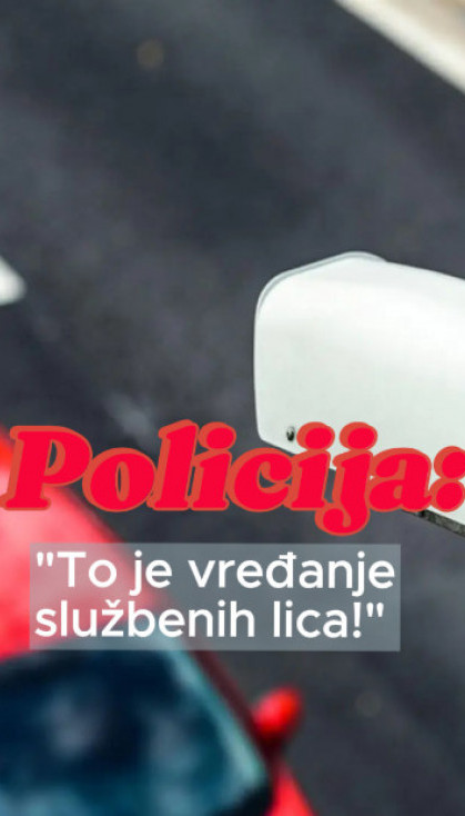 Младић показао средњи прст полицијској камери, следи пријава