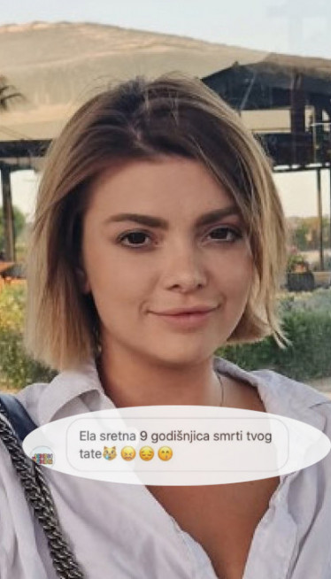 "Bila sam užasnuta" Dvornikovoj ćerki stigla morbidna poruka