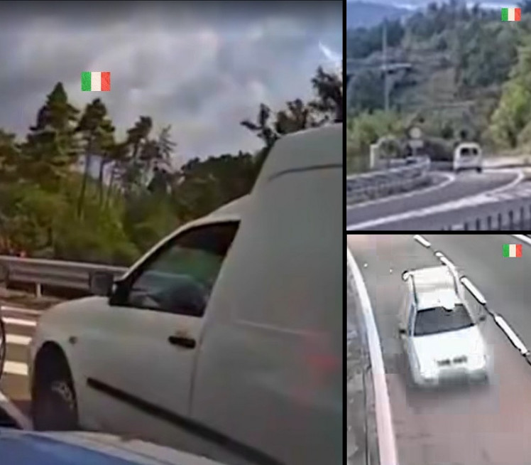 Vozila 50km u kontra-smeru: Šest patrola je jurilo (video)