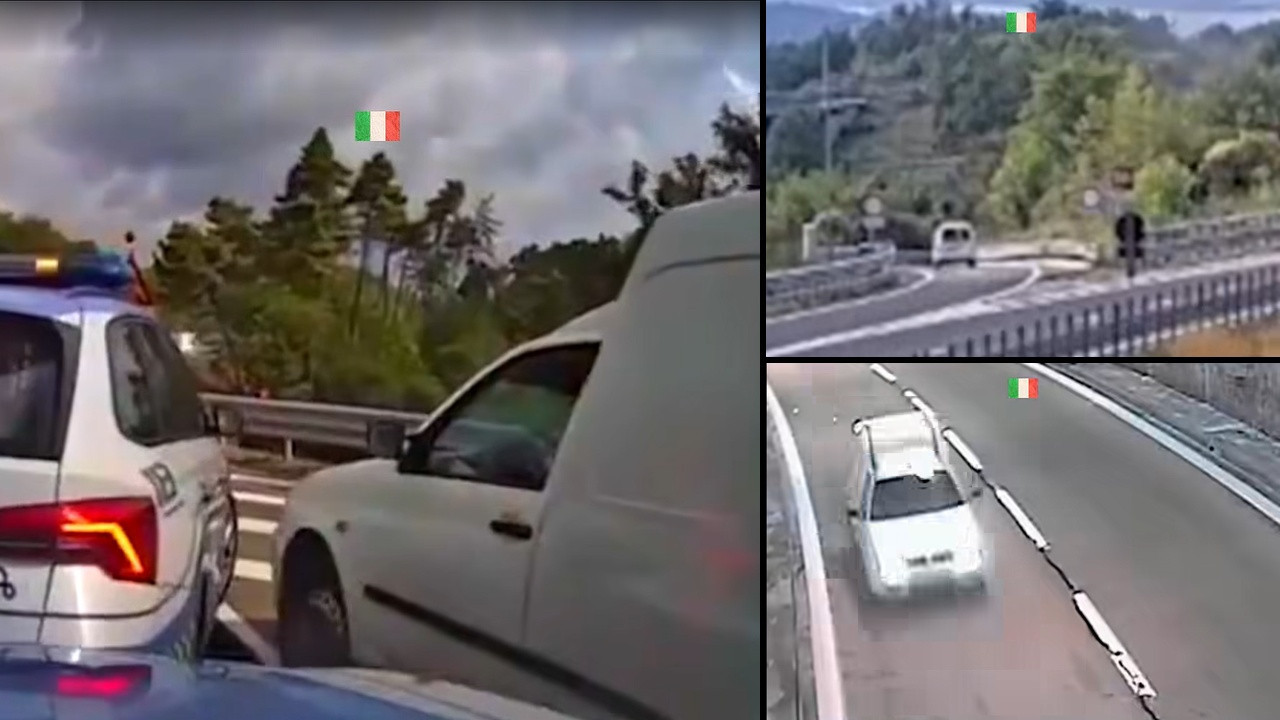 Vozila 50km u kontra-smeru: Šest patrola je jurilo (video)