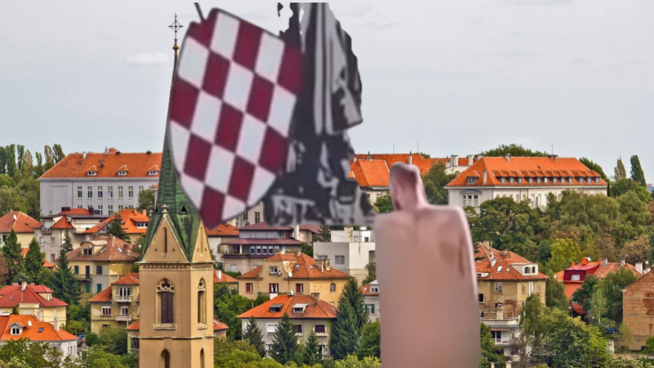 Posle Slavije isti šok u Zagrebu: Muškarac šetao go