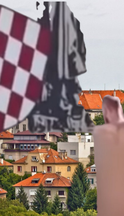 Posle Slavije isti šok u Zagrebu: Muškarac šetao go