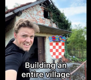 Amerikanac gradi selo u Hrvatskoj: "Ne znam zašto ovo radim"