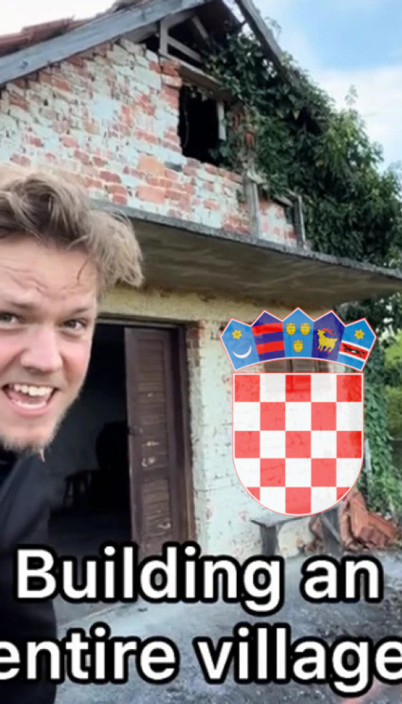 Amerikanac gradi selo u Hrvatskoj: "Ne znam zašto ovo radim"