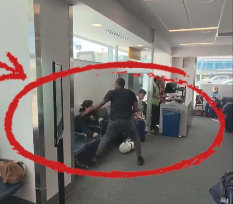 Tuča na aerodromu: Jedna uvreda bila je okidač (video)