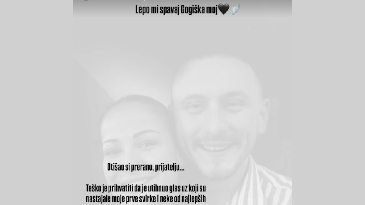 Bolan oproštaj folkerke od kolege koji je poginuo u udesu